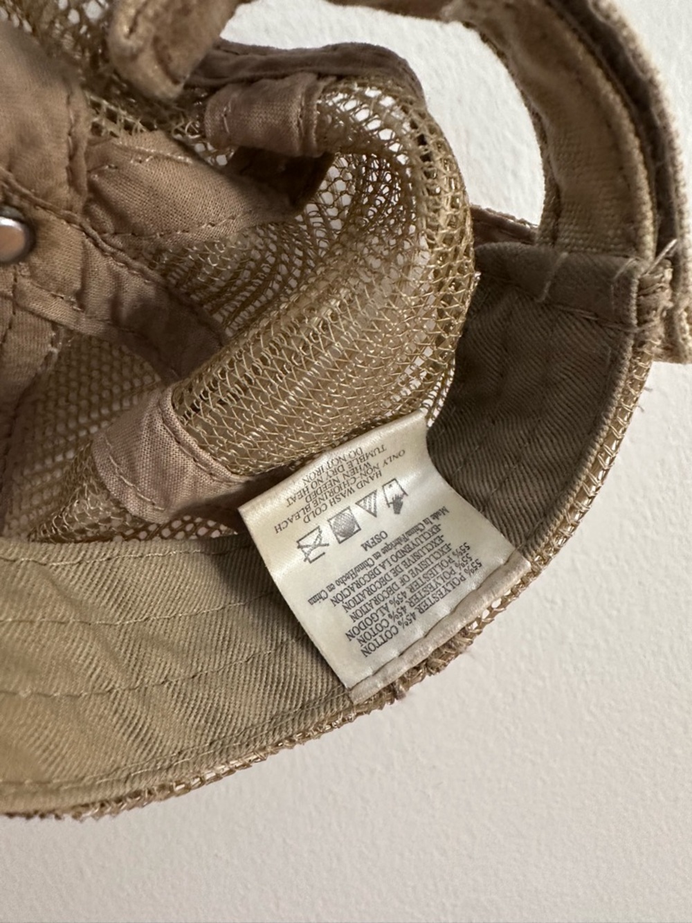 Bass Pro Shops 1972 Gone Fishing Trucker Hat Brown Tan Distressed GrandpaCore - Picture 4 of 6